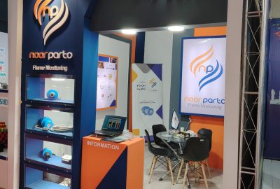 Noorparto booth at Khuzestan Oil Industry Exhibition